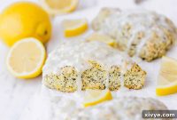 Sunshine Lemon Poppy Scones