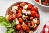 Vibrant Cherry Tomato Caprese Salad