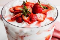 Strawberry Cloud Trifle