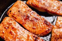 Sticky Honey Garlic Salmon
