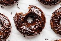 Fudgy Baked Chocolate Donuts