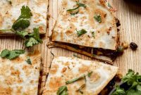 Southwest Black Bean and Corn Quesadillas