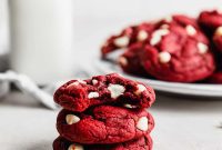 Red Velvet Cake Cookies