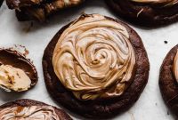 Fudgy Peanut Butter Brownie Cookies