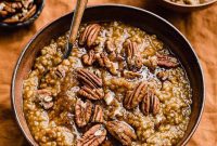 Spiced Pumpkin Steel Cut Oats
