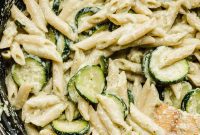 Creamy Ricotta Pesto Pasta