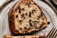 Decadent Chocolate Chip Crown Cake