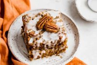 Golden Pumpkin Pecan Crumble Coffee Cake