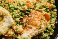 Caribbean Curried Chicken with Coconut Rice and Beans