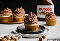Decadent Nutella Swirl Cupcakes