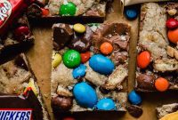 Monster Mash Candy Cookie Bars
