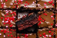 Decadent Red Velvet Oreo Truffle Brownies