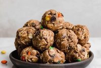 Monster Cookie Protein Bites