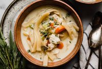 Comforting Creamy Chicken Noodle Soup