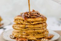 Spiced Pumpkin Pecan Pancakes