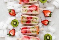 Refreshing Strawberry Kiwi Ice Pops