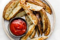 Crispy Air-Fried Potato Wedges