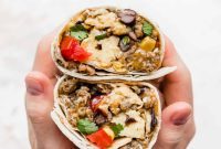 Hearty Black Bean Breakfast Burrito