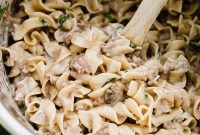 Quick Creamy Instant Pot Ground Beef Stroganoff