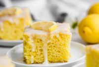 Zesty Lemon Jiggle Cake