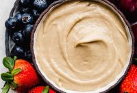 Decadent Brown Sugar Cream Cheese Fruit Dip