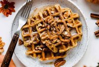 Spiced Buttermilk Pumpkin Waffles