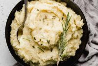 Nutty Brown Butter Rosemary Mashed Potatoes
