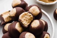 Chocolate-Kissed Peanut Butter Gems