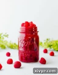 Delicious and easy to make raspberry sauce! Use fresh or frozen raspberries to make this delicious sauce. We love to use this atop ice cream, cheesecake, or crepes!