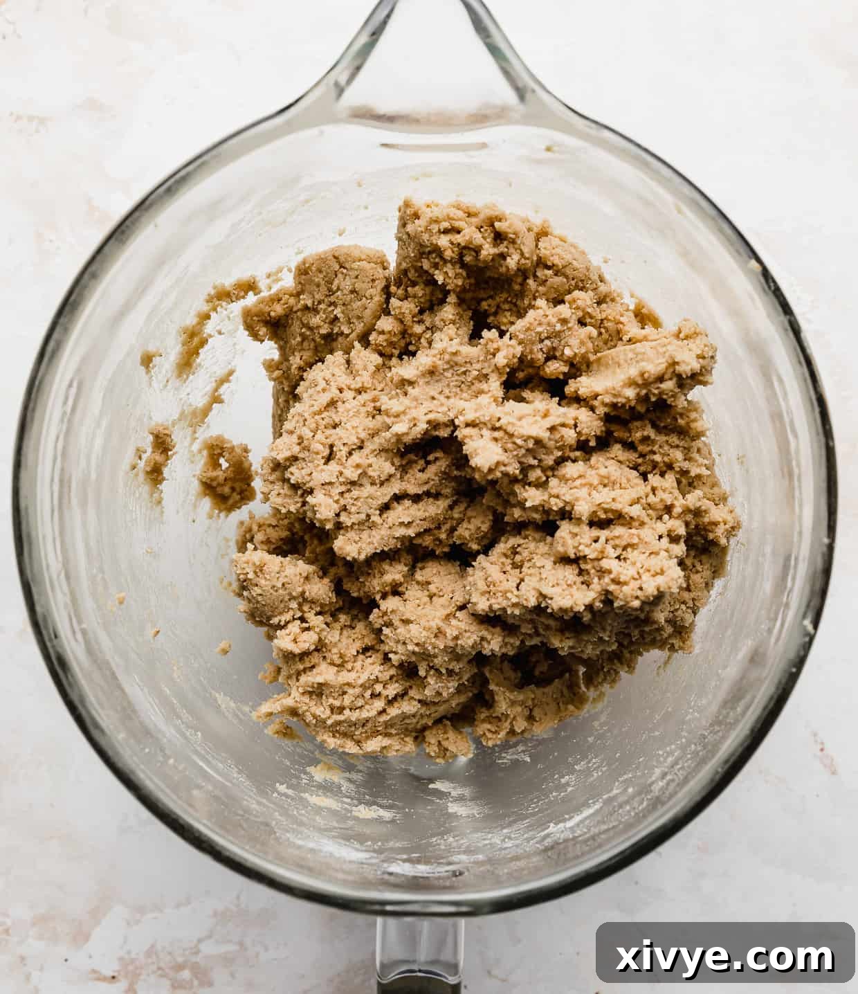 Tangy Key Lime Cookie Delight 4 Graham cracker cookie dough in a mixing bowl.