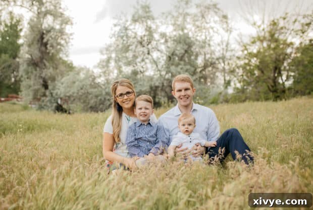 Midweek Treat 2 A family portrait featuring a smiling couple and their children.