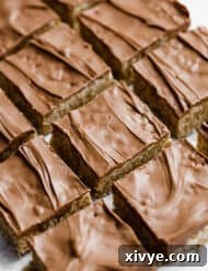 Scotcharoos cut into squares.